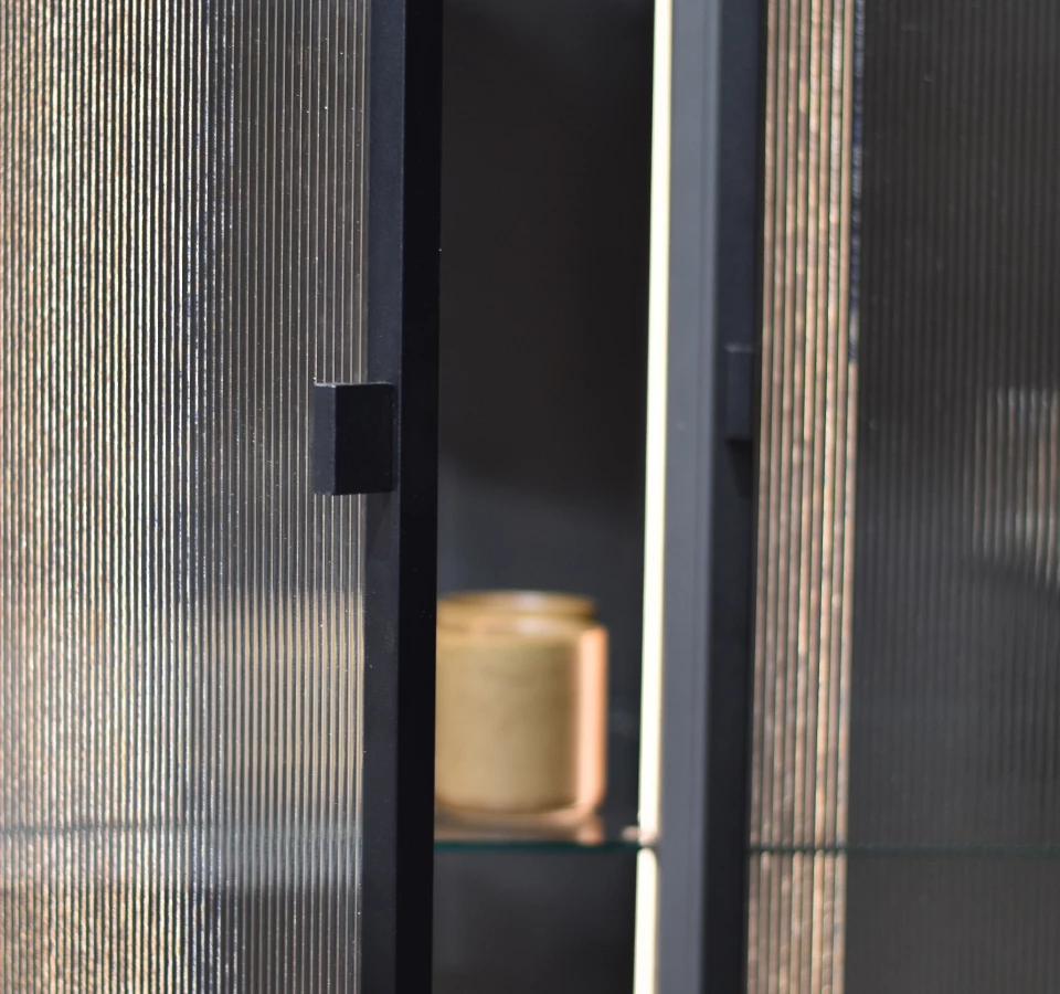 Keller fluted glass